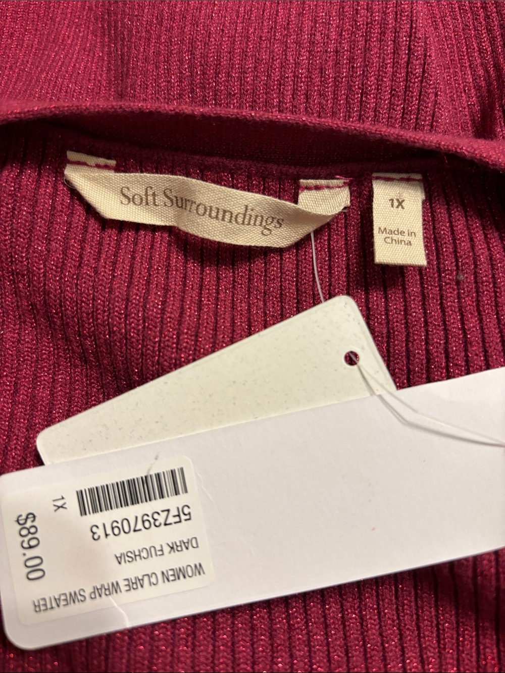 Soft Surroundings Clare Wrap Sweater - Picture 10 of 11